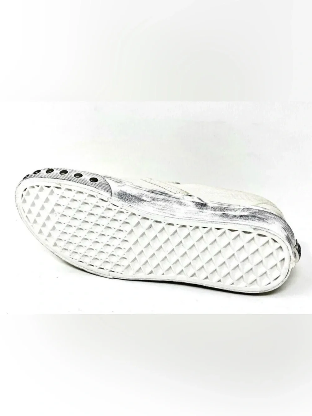 new • vans overwashed studded slip-on sneakers